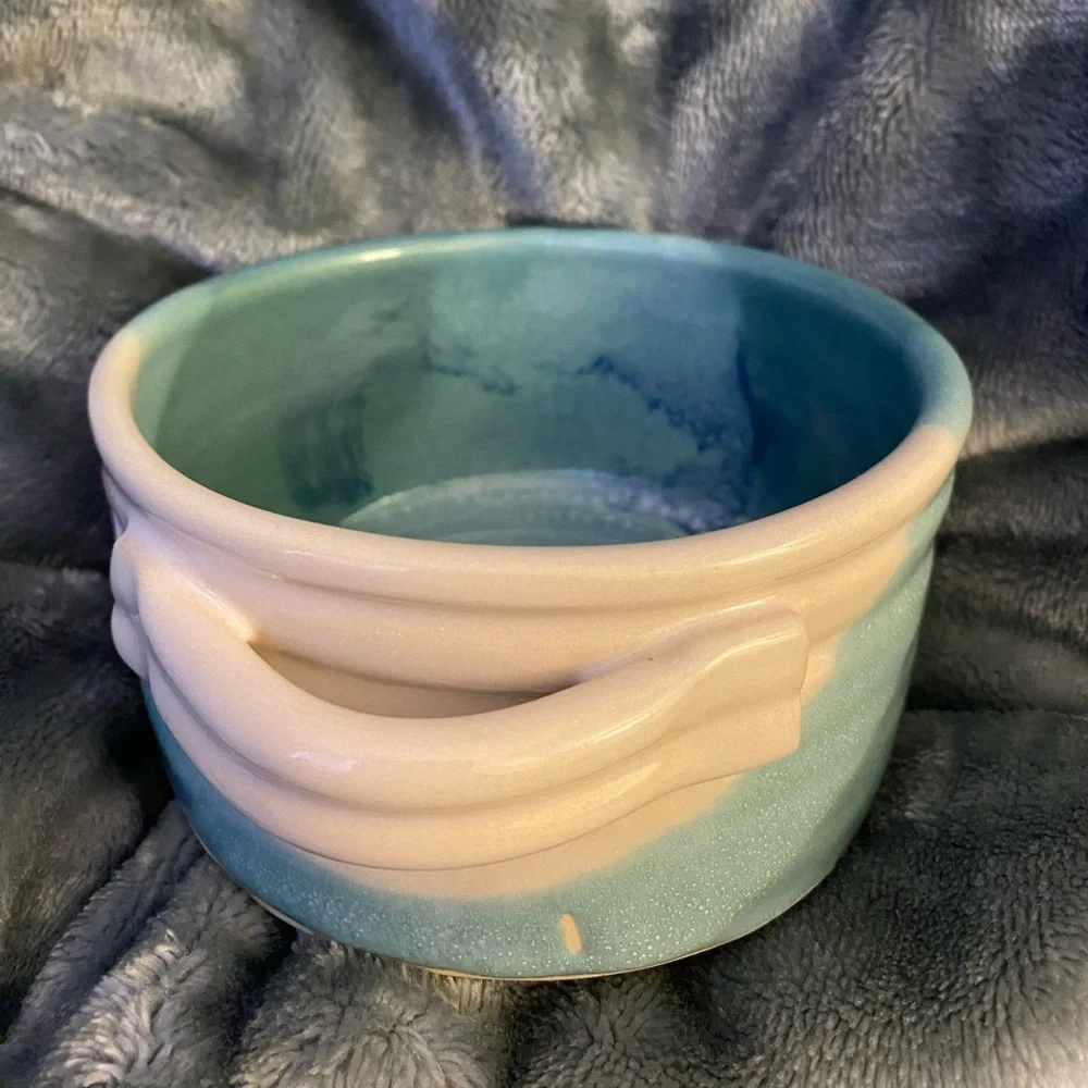 Hilborn Pottery Multi-Purpose Bowl Pottery  One Handle Shawan Bowl Ceramic UBV